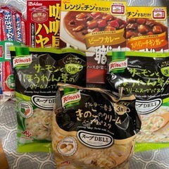 おまけ付き✨スープDELI、レトルトカレー、ソーセージ