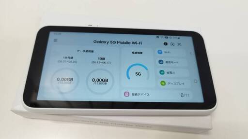 【動作品】Galaxy 5G Mobile Wi-Fi ルーター SCR01