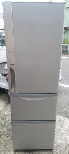HITACHI 3ドア冷凍冷蔵庫 まんなか野菜室 R-K370FV 2015年製