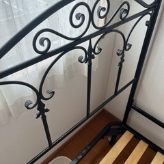 希少デサイン  アイアンベッド 