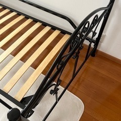 希少デサイン  アイアンベッド 