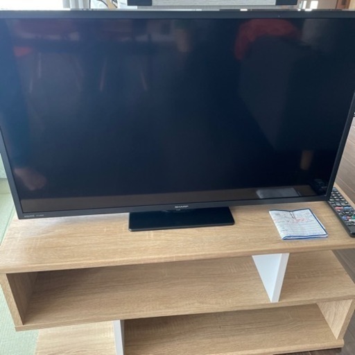 家電 テレビ 液晶テレビ32V型　テレビ台セット