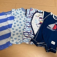 ベビー服★50-60サイズ　半袖カバーオール