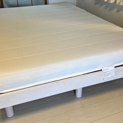 (受取者決定)急募！4/28迄！ほぼ未使用状態ダブルベッドマットレス付
