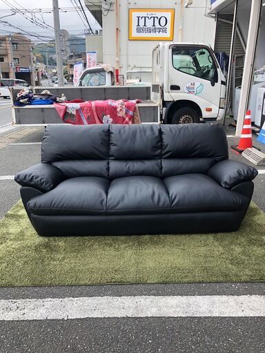 3人掛けソファ ニトリ Nシールド ビット3KD DBR 参考価格79,990円自社配送時代引き可※現金、クレジット、スマホ決済対応※