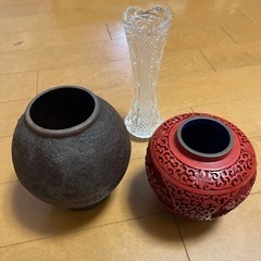花瓶3種セット　中古　無料