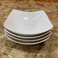(6247) 小鉢 4個セット 白い小皿 食器 洋食器 器 13...