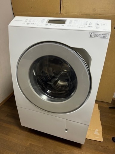 美品✨パナソニック　ドラム式洗濯機　2022年製　NA-SLX12BL