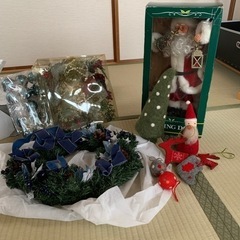 決まりました。リース　ダンシングサンタ　クリスマス飾り