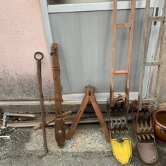 稲　古民家　転がして草を取るもの　農器具　農具