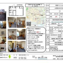 高砂駅4分。家電家具あります。仲介手数料不要。保証料貸主負担。