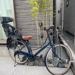 自転車  チャイルドシート付き　