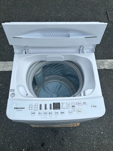 洗濯機 ハイセンス 2020年 5.5kg HW-E5503 せんたくき 家事家電【安心の3ヶ月保証★送料に設置込】自社配送時代引き可※現金、クレジット、スマホ決済対応※