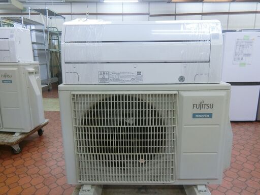 ID 407916　エアコン4K　富士通　２０２０年　14～16畳　冷暖　100V　AS-C40K-W