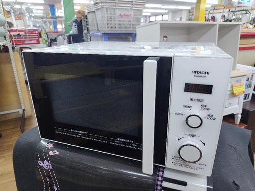 J335★60Hz専用★HITACHI★電子レンジ★HMR-BK220-Z6★2018年製