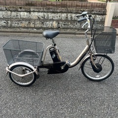 電動アシスト自転車 ラクッカル 三輪ワゴン