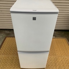 C020 SHARP SJ-14E6-KW ノンフロン冷凍冷蔵庫...