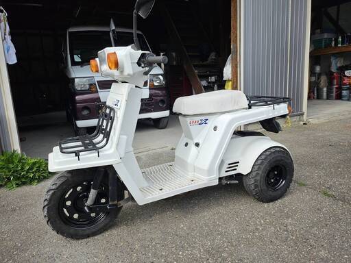 ジャイロx ミニカー登録　自賠責付 ジャイロ X ミニカー登録 自賠27年4月 登録、任意保険？（ホンダ