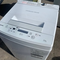 美品 TOSHIBA 東芝 4.5kg 全自動洗濯機 AW-45...