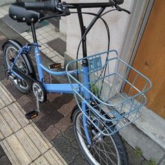 APRES MIDI[アプレミディ]20吋 コンパクト自転車 外装6段/ブルー