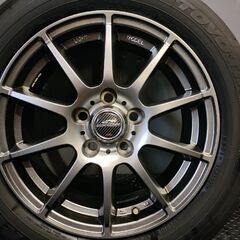 【TOYO PROXES J68 205/60R16】夏タイヤ【A-TECH SCHNEIDER 16インチ 6.5J5HPCD114.3+38】21年製 プリウスα SAI等　(VTL058)