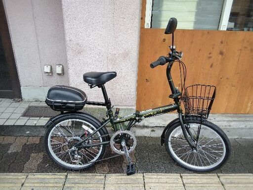 JEFFREYS[ジェフリーズ]AMADEUS(アマデウス) 20吋折り畳み自転車 外装6段/マットググリーンカモフラージュ