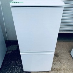 シャープ ノンフロン冷凍冷蔵庫 SJ-D14C-W