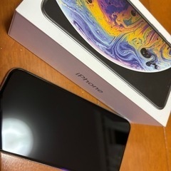 【美品】iPhoneXS 256GB シルバー SIMロック解除済