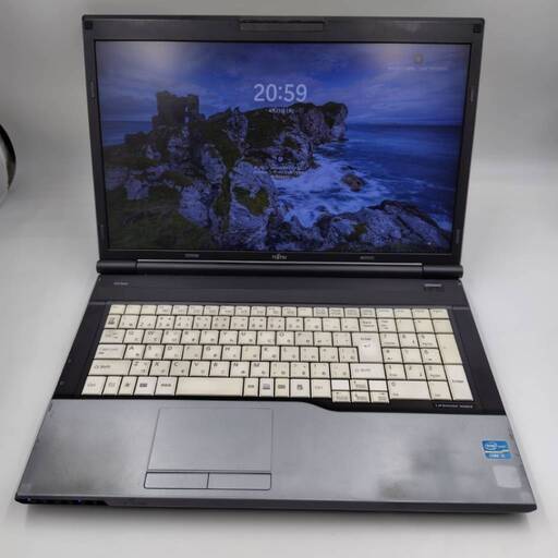【訳あり品】富士通　Core i5 SSD128G+HDD320G搭載　メモリ8G 大画面17.3インチ　テンキー　 Wifi対応　#G2