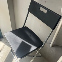 IKEA家具 オフィス用折りたたみ椅子4脚　チェア