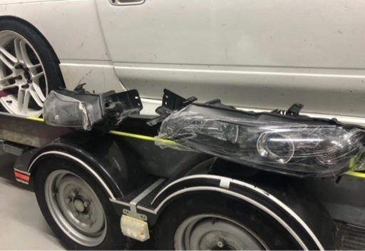 s15 シルビア　HID ヘッドライト　左右　新品レンズ　割れ無し　補修跡無し　点灯確認済み　s13 s14 180sx sr20DET D-MAX