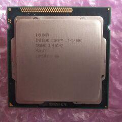 【中古動作CPU】i7 2600K オマケでマザーボード差し上げます