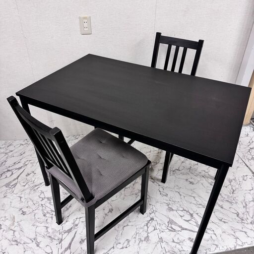 17298 IKEA ダイニングテーブルセット 3点セット ◇大阪市内・東大阪市