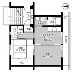 ◆敷金・礼金が無料！◆ビレッジハウス烏山1号棟 (503号…