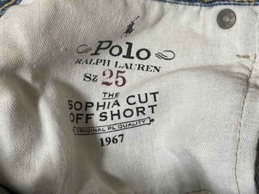 一度着用 ラルフローレン レディース ショートパンツ POLO RALPH