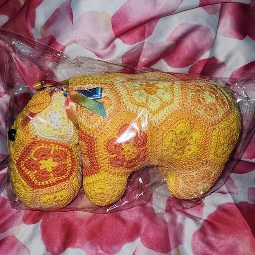 ハンドメイド  かばの編みぐるみ