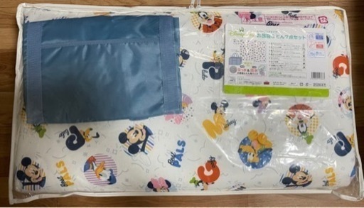 新品　お昼寝ふとん7点セット　ミッキー　ベビー用品 寝具