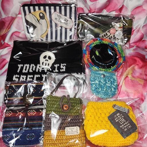 ハンドメイド ポーチ\u0026スマホ入れ