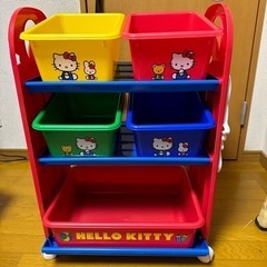 キティーちゃん　収納家具 おもちゃ箱