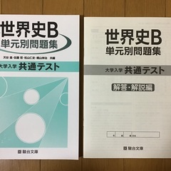 大学入学共通テスト　世界史B 単元別問題集