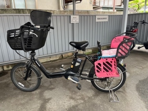 お話し中　自転車 電動アシスト自転車