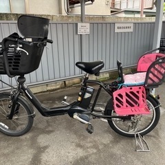 お話し中　自転車 電動アシスト自転車