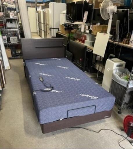 ☆目玉商品!!☆ 配送組立て応相談 ベッド シングル 2モーター 専用マットレス付き 美品
