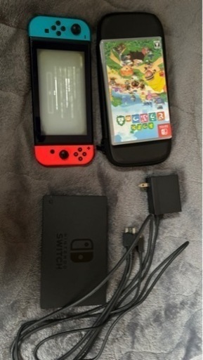 【受け渡し者決定】★美品 ニンテンドーSwitch あつ森セット※本体箱無し