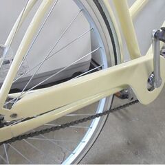 アサヒサイクル 27インチ 自転車 アイボリー INNOVATION FACTORY 変速