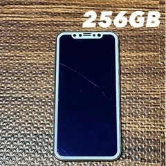 USED品 箱あり iPhoneXs シルバー 256GB SI...