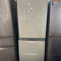 三菱 ３三菱　3ドア冷凍冷蔵庫　自動製氷機能付 MR-C37T-W