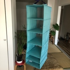 SKUBB 収納6段コンパートメント　IKEA  ③ライトブルー...
