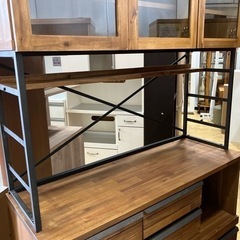6/23値下げしました！🚢西海岸スタイル🚢 unico ウニコ SWELLA スウェラ キッチンボード レンジボード 食器棚 収納棚  W1200 アカシア材 NO.873