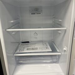 【送料無料】A019 2ドア冷蔵庫 AQR-J13M(S) 2022年製